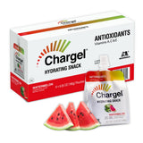 Chargel Watermelon | Antioxidant Gel Drink & Hydrating Snack | Caffeine-Free Instant Energy Gel with Vitamins, A, C & E, Biotin | Gluten Free | Pack