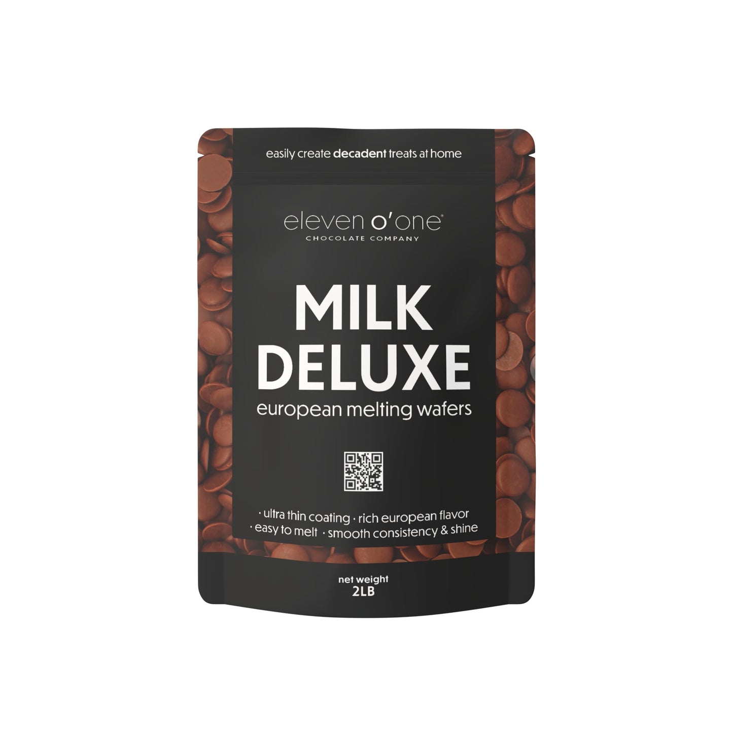 Eleven o'one Milk Deluxe European Compound Chocolate, (Milk Deluxe, 2 pounds)