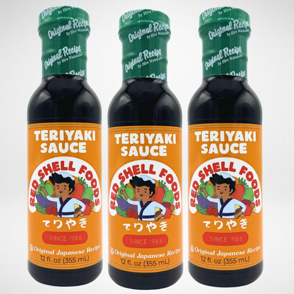 Red Shell Teriyaki Sauce 12 Fl Oz. (Pack of 3)