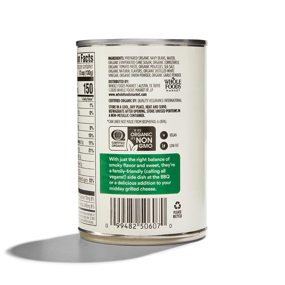 365 By Whole Foods Market, Organic Baked Beans, Campfire Style, 15 Ounce