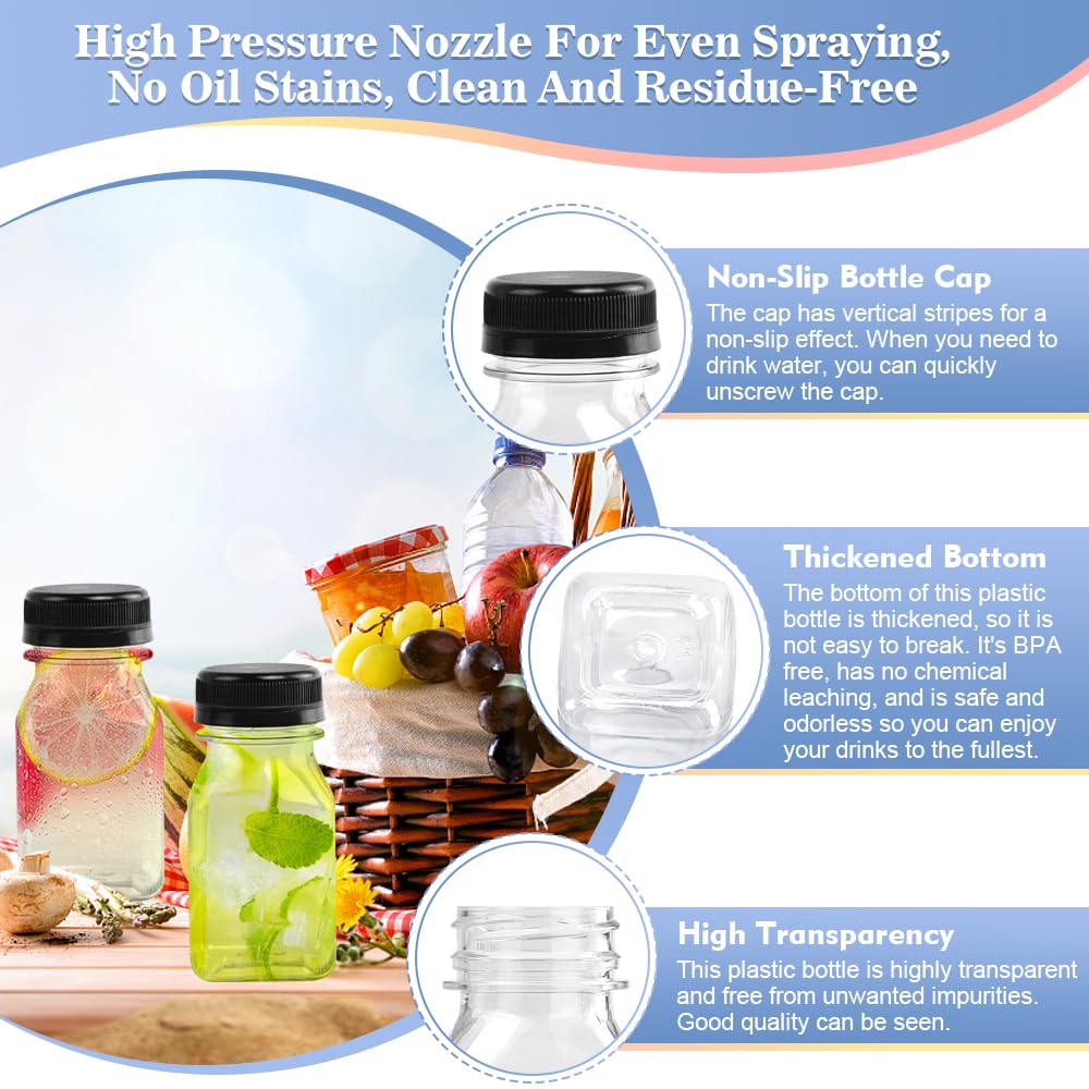 LIMITADA Black Plastic Juice Bottles