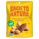 Back to Nature Sweet & Salty Nut Mix, Honey Roasted Peanuts, Salted Cashews & Almonds, Dry Roasted, Non-GMO, On-the-Go Pouch Snack, 9oz Pouch