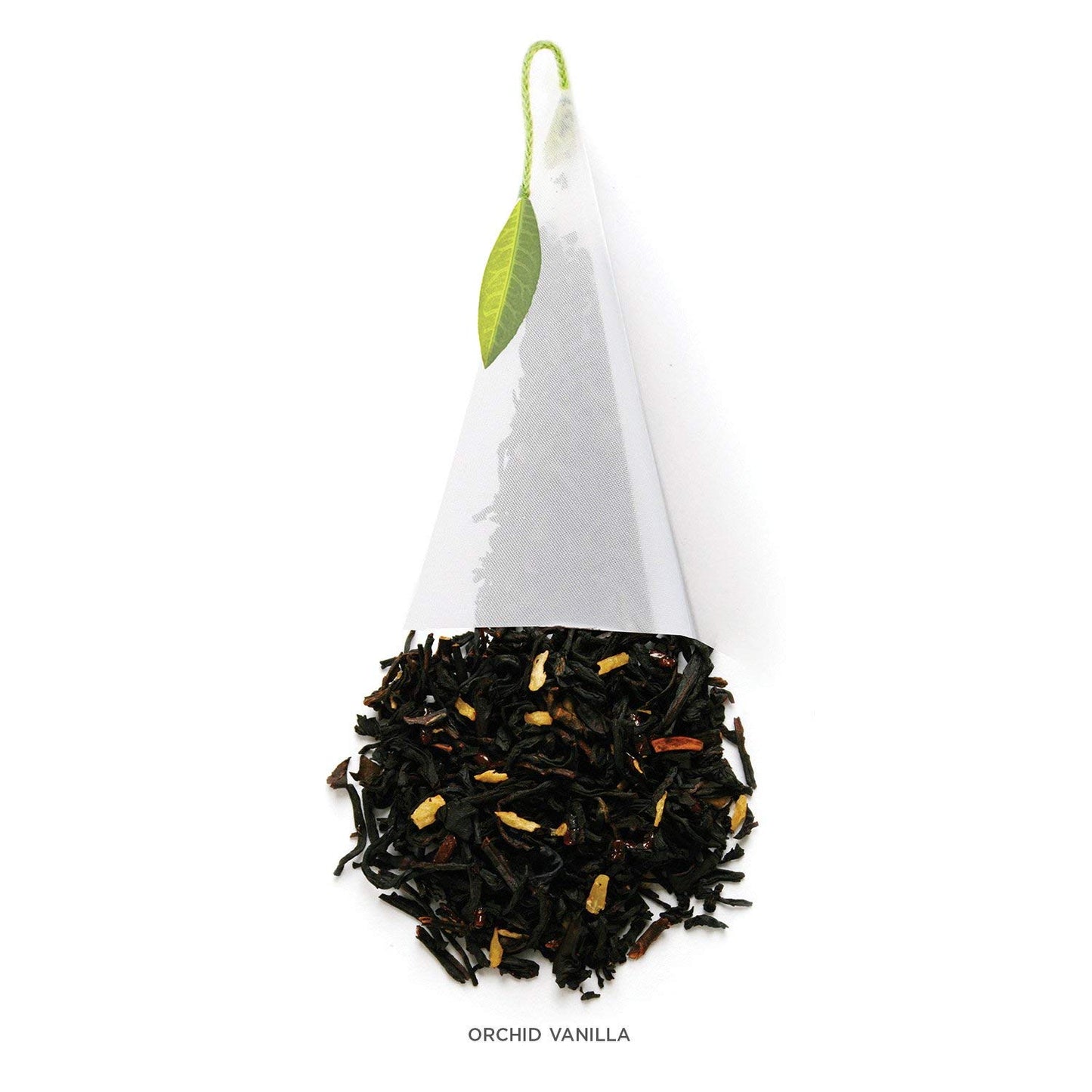 Tea Forte Orchid Vanilla Black Tea Event Box, Bulk Pack of 48 Pyramid Infuser Tea Sachets for All Occasions