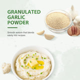 Soeos Garlic Powder, Granulated, 22 oz (1.3 lb) 624g, Pure Garlic Seasoning, Granulated Texture for Cooking, Marinades & Sauces.
