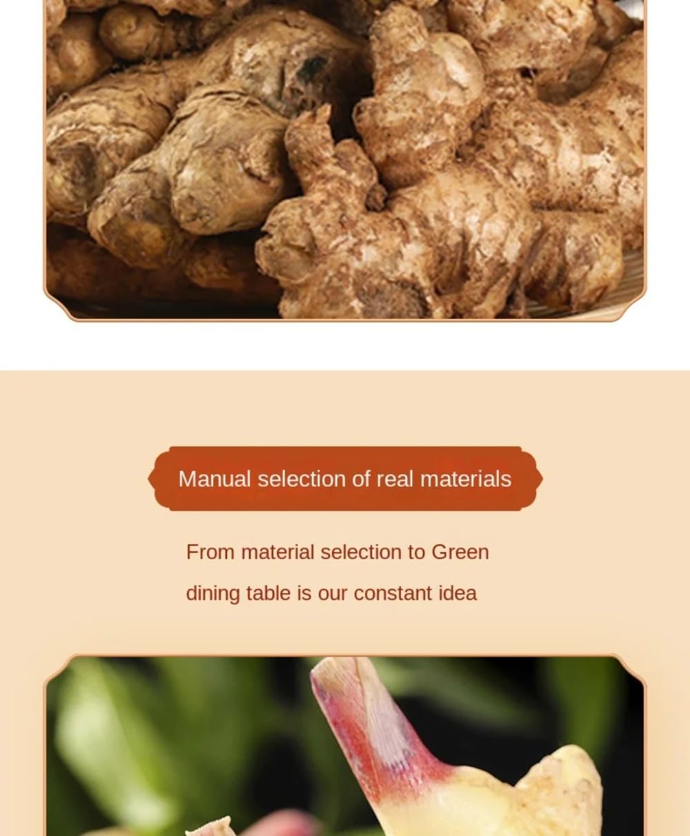 Zercumm Food Grade Ginger Powder Dry Ginger Powder 200G Small Ginger Powder Pure Ginger Powder Ginger Powder