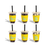 Caffe Luxxe x Sugarfina Coffee Lovers Bundle, Mini Coffee Candy Cup, Pack of 6 | Espresso Bears, Cold Brew Cordials, Chocolate Espresso Beans