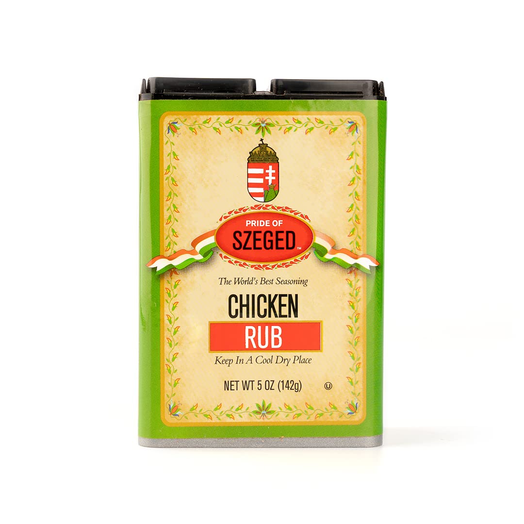 Pride of Szeged Chicken Rub Seasoning Spice Mix, 5oz. Tin (142g), 1-Count