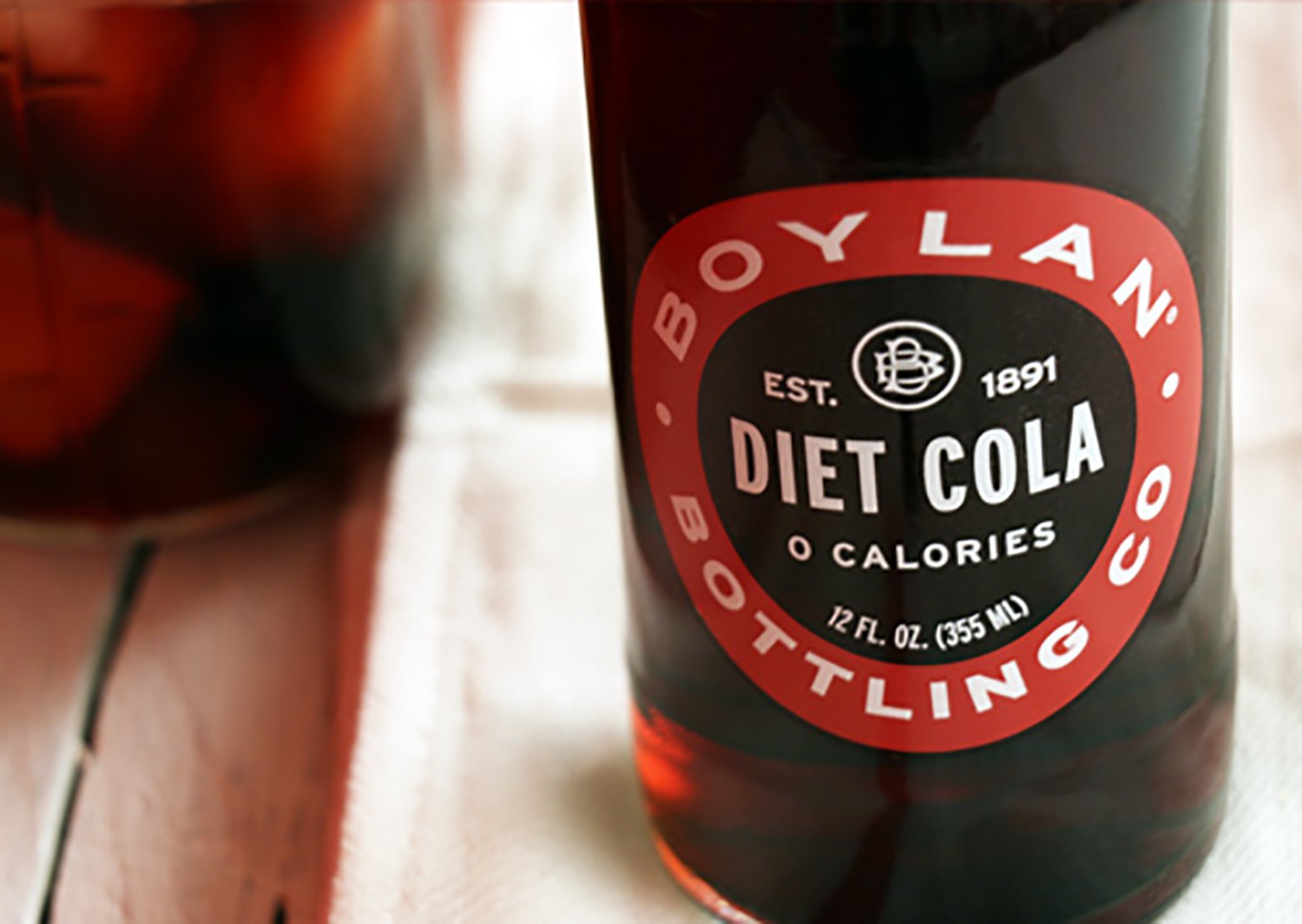 Boylan Diet Soda, Cane Cola, 12 fl oz, 12 Count