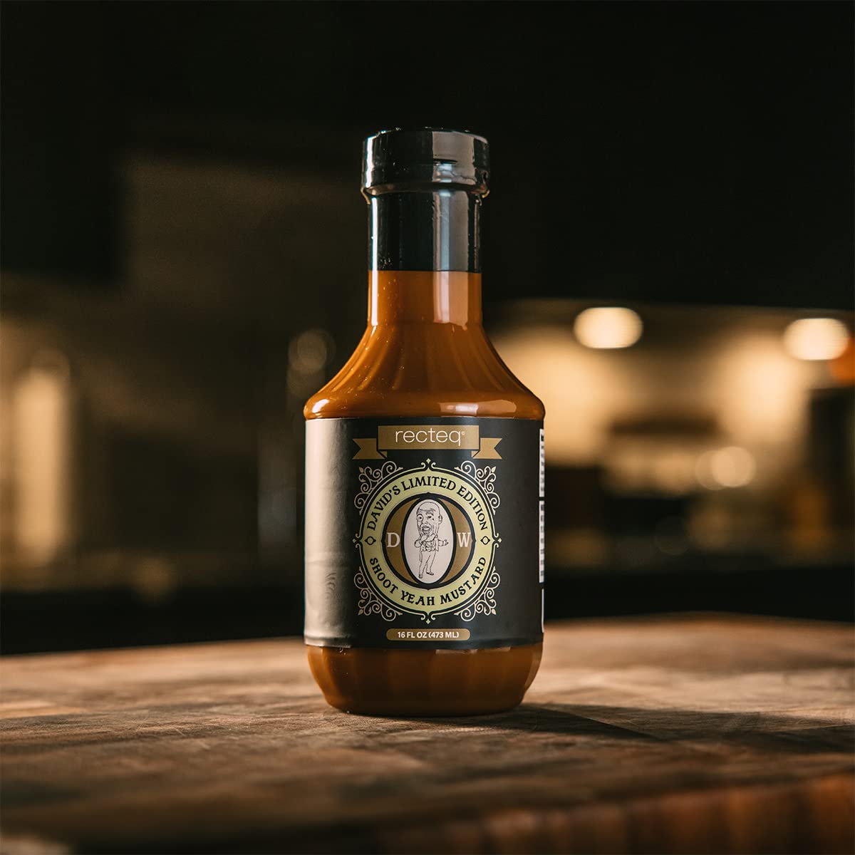 recteq David's Shoot Yeah Mustard BBQ Sauce | Southern-style Mustard BBQ Sauce with a Twist of Tang and Spice