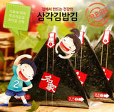 Alliving Myungga Onigiri Nori Sushi Rice Ball Triangle Seaweed Wrappers(50sheets refill)