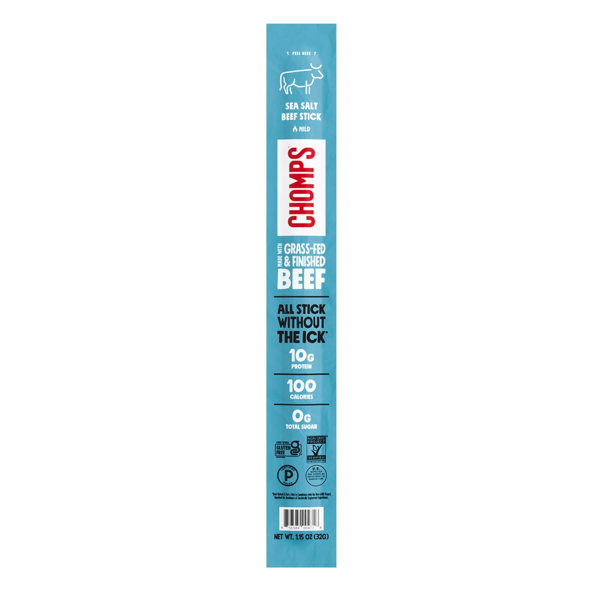 Chomps Sea Salt Beef Stick 1.15 OZ