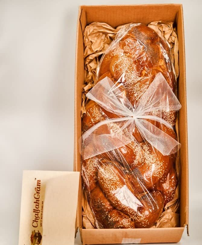 ChallahGram Kosher 6lb - SUPER WOW Brooklyn Challah: The Ultimate Gift - Shock and share experience - Fresh bread - Perfect for French toast