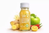 WE'R Organic GINGER Shot Certified Organic & Non-GMO. 2Fl Oz Each (12 Pack / 24Fl Oz Total)