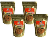 Made in Thailand - Thai Food Recommend - 4 PACK OF DEEP Fried MINCED Catfish STIR Fried with Chilli and Ginger Very Crispy Texture - Pla Dook Fu Pad