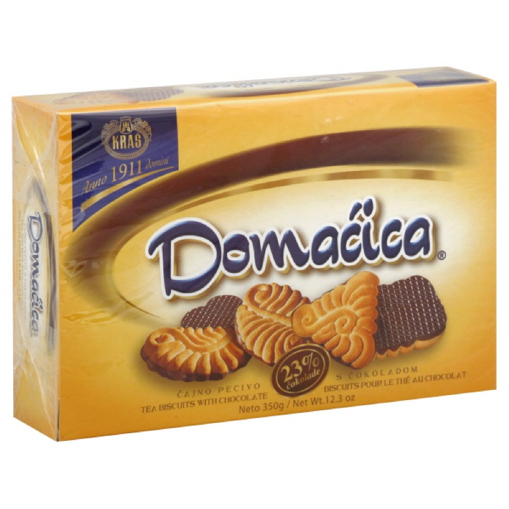 Kras Cookies, Chocolate, Domacica, 12.3000-ounces (Pack of6)