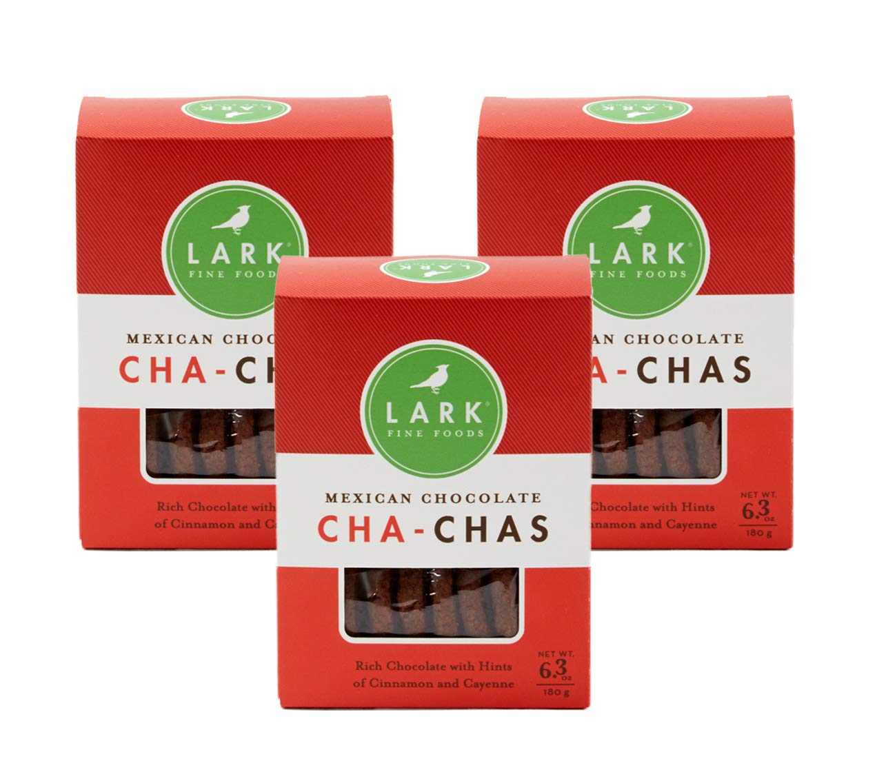 Cha Chas - Handmade Mexican Chocolate Cookies by Lark Fine Foods - Pack of 3