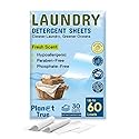Planet True Eco-Friendly Laundry Detergent Sheets - 60 Loads (30 Sheets) Fresh Scent - Concentrated, Quick-Dissolve, Travel-Friendly & Hypoallergenic
