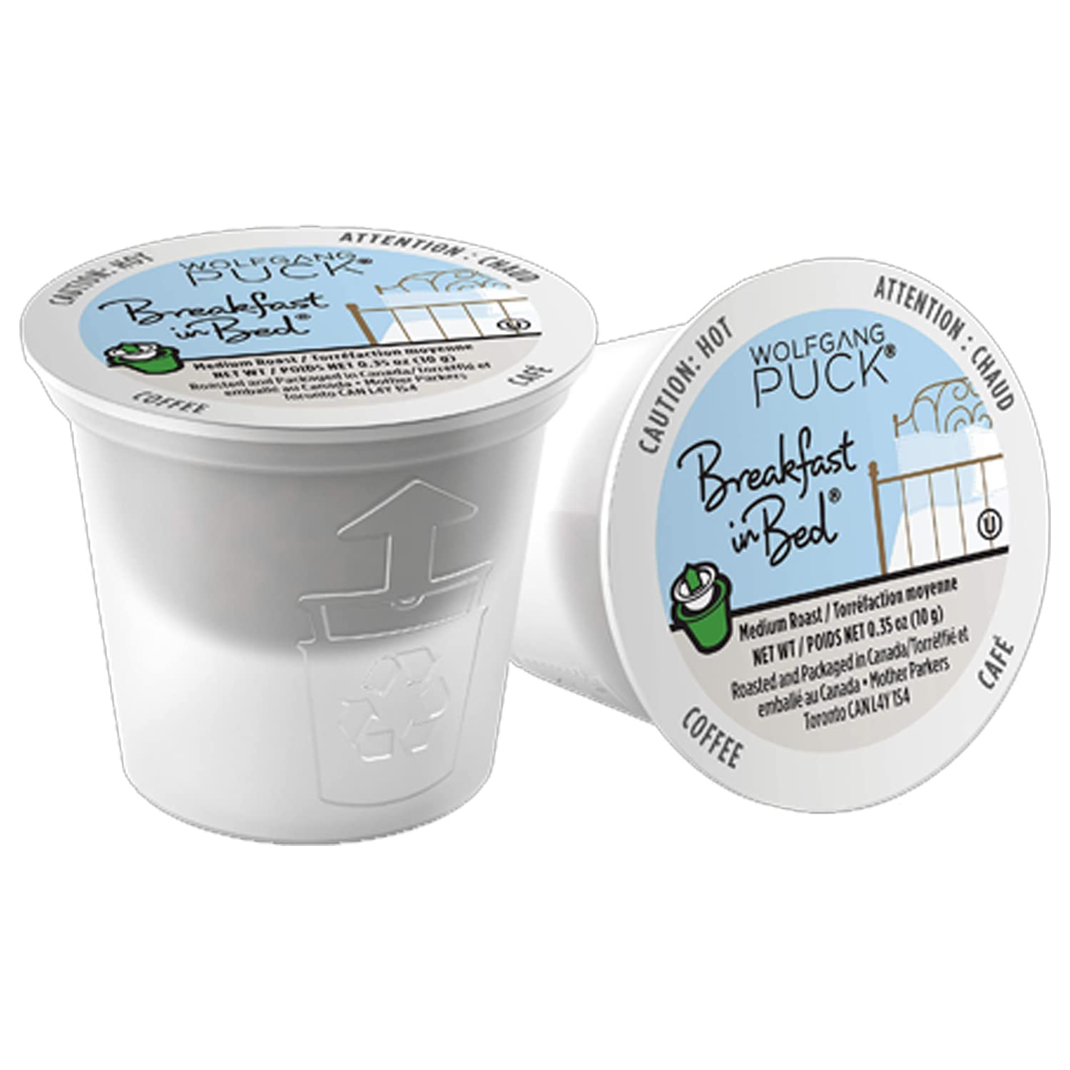 Wolfgang Puck Breakfast in Bed Coffee Single Serve Cups for Keurig, 48 Count