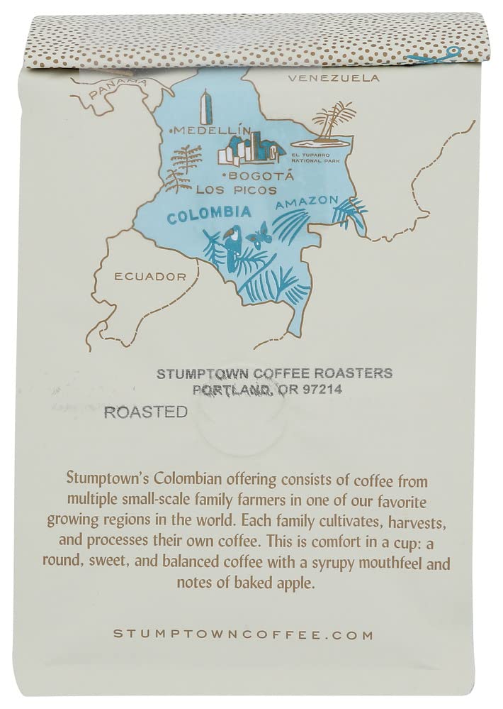 STUMPTOWN COFFEE ROASTERS Colombia Los Picos Whole Bean Coffee, 12 OZ