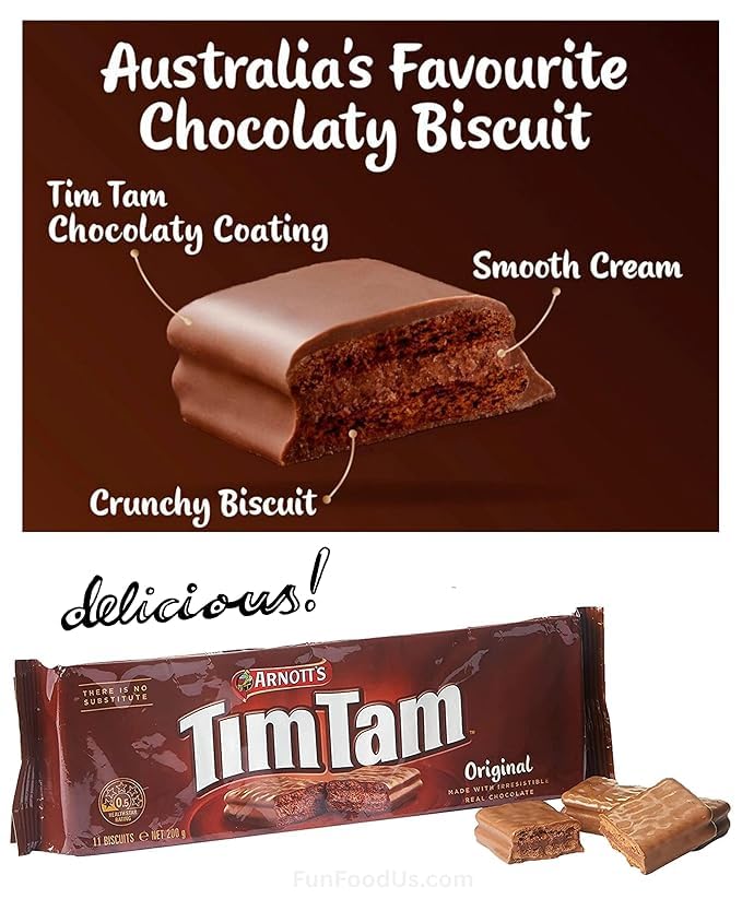 Tim Tam - CLASSIC COLLECTION - (Original, Dark Chocolate, Choc Mint, Extra Chocolaty) 4 PACK | Irresistible Layers of Crunchy Chocolate Cookie