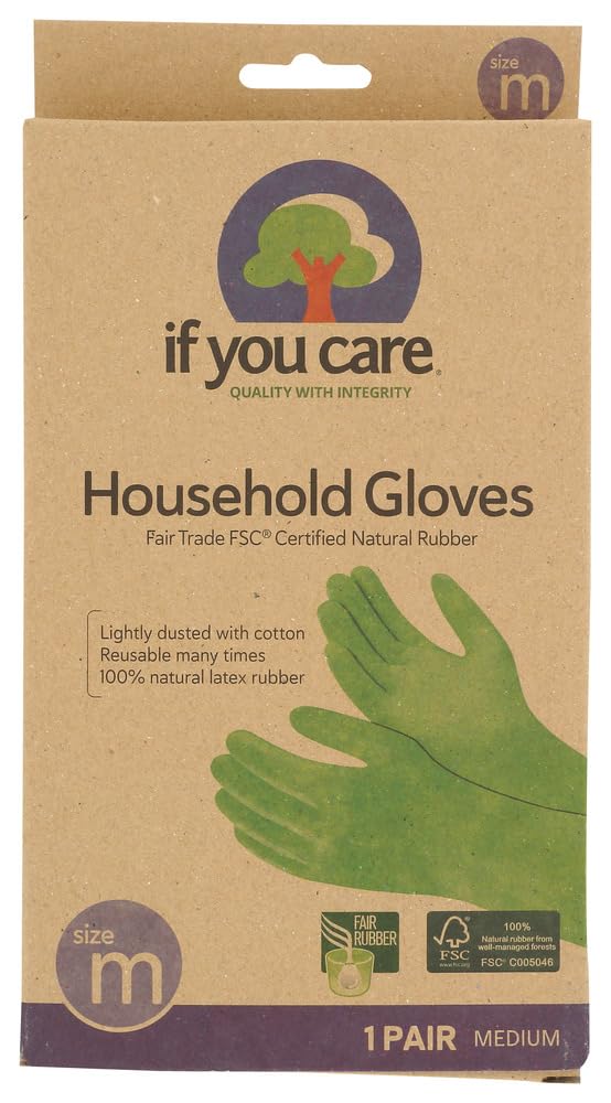 If You Care Household Gloves - Medium - 1 Pair