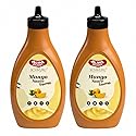 Alma Gourmet Mango Topping Sauce 17.6oz (500g) - Premium Italian Mango Fruit Syrup & Dessert Topping for Ice Cream, Gelato, Pancakes, Waffles, Crepes