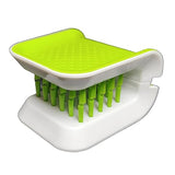 Zcircle, Openable BladeBrush Knife and Cutlery Cleaner Brush, Silverware Scrubber, Bristle Scrub for Kitchen Washing, Non-Slip