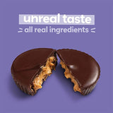 UNREAL Dark Chocolate Almond Butter Cups| 5g Sugar | Certified Vegan, Gluten Free, Fair Trade, Non-GMO | No Sugar Alcohols or Soy | 0.53 Ounce (Pack