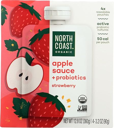 North Coast (NOT A CASE) Apple Sauce Srawberry Probiotic