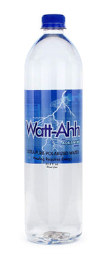 AquaNew's Watt-Ahh® - Premium Polarized Water for Energy and Health - Case of 12-1 Liter Bottles