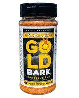 Rub Smoke Love Gold Bark BBQ Rub - All-Purpose Rub and Seasoning for Pork, Chicken and Fish - Perfect for Smoking and Grilling - Aromatic Sweet