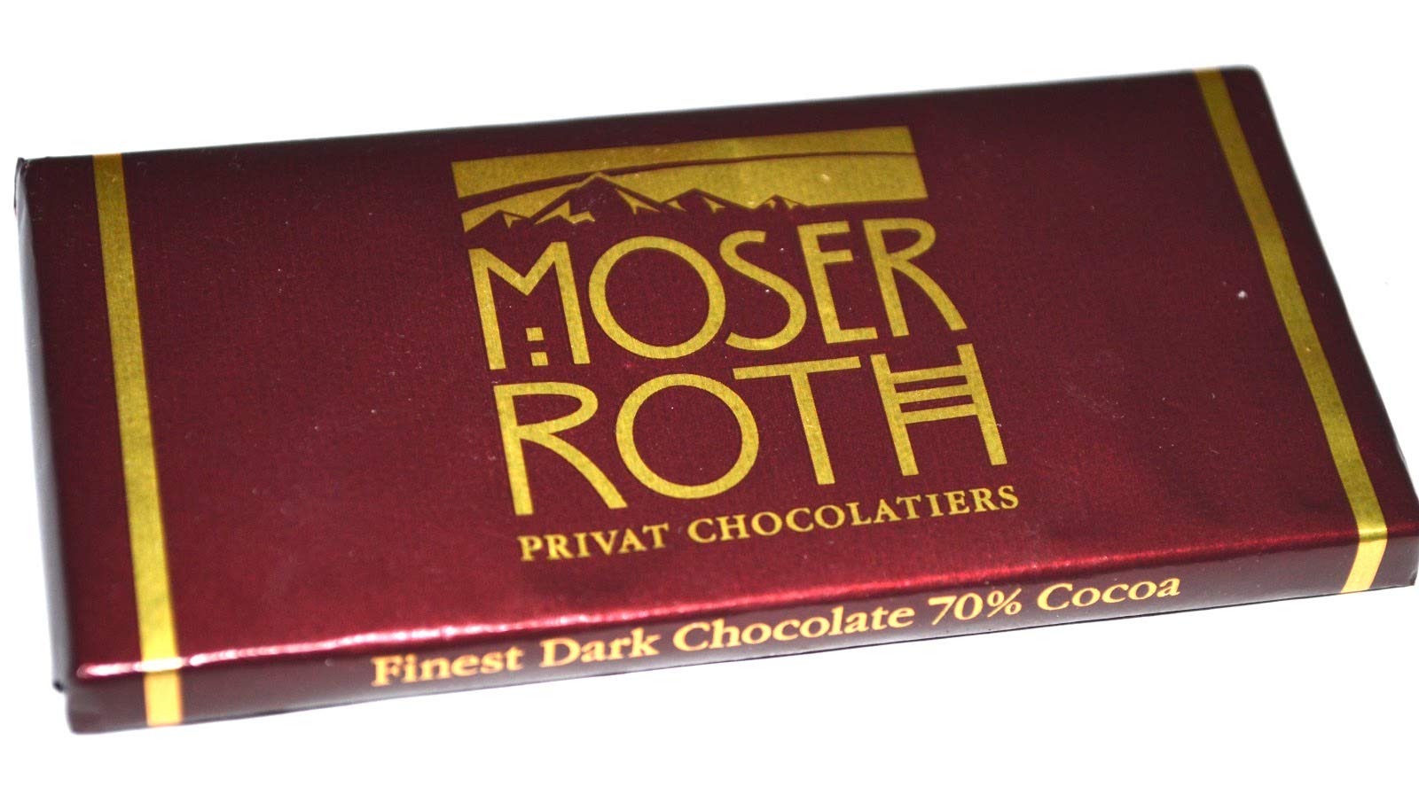 Boxed 6 Pack ~ 70% Cocoa Dark Chocolate ~ Moser Roth Fine German Chocolate Bar (s) ~ With Bonus Sample!