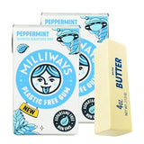 Milliways Gum Milliways Peppermint 10 PC (Pack of 2) - Xylitol Gum Chewing Gum - Kosher Gum with Squishy - 3 Total Items