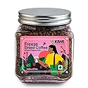 Kiwi Kisan Window Freeze Dried Instant Coffee, 150gm (80+ Cups) | 100% Arabica Beans | Bold & Rich Taste | No Chicory - No Preservatives | Perfect