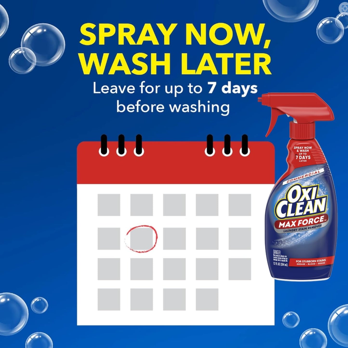 Oxiclean Max Force Stain Remover Professional, 12 fl oz, (Pack of 12)