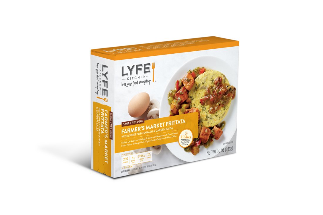LYFE Kitchen Farmer's Market Frittata with Mushrooms, Goat Cheese and Sweet Potato Hash, 10 oz