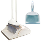 Broom with Dustpan Combo Set for Clean - Broom and Dustpan Set, 61" Broom and Dust Pan with Long Handle, Dust Pan and Broom Set, Broom with Dustpan