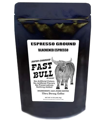 Fast Bull Ultra Strongest Coffee Espresso Ground Coffee