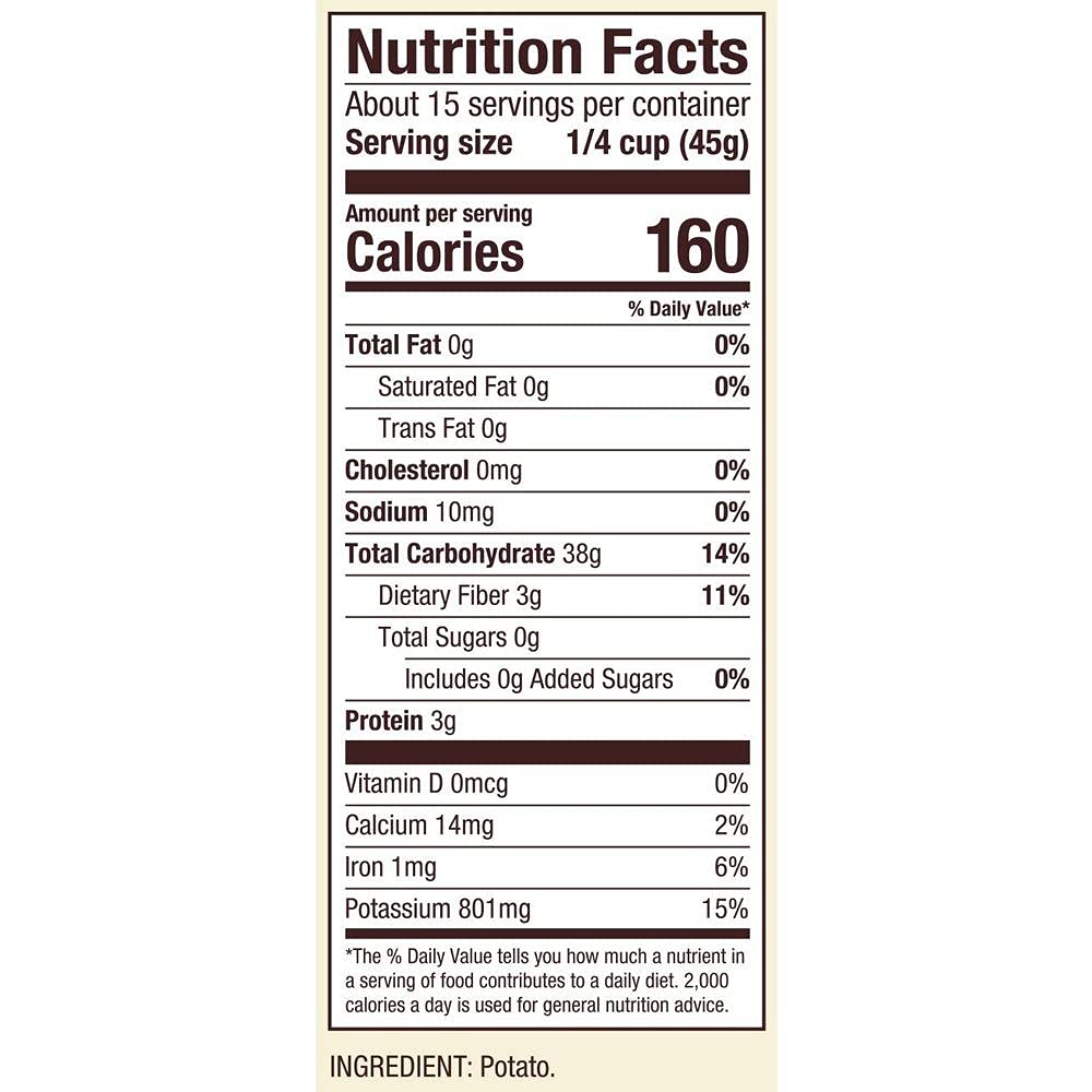 Bobs Red Mill Flour Gluten Free Potato, 24 Oz, Pack of 1