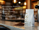 Mont Coffee - Geisha Coffee Ecuador, Whole Bean, Fresh Rosted, Premium Ecuadorian Specialty Geisha Roasted Coffee Beans | Awarded 88+ (12oz