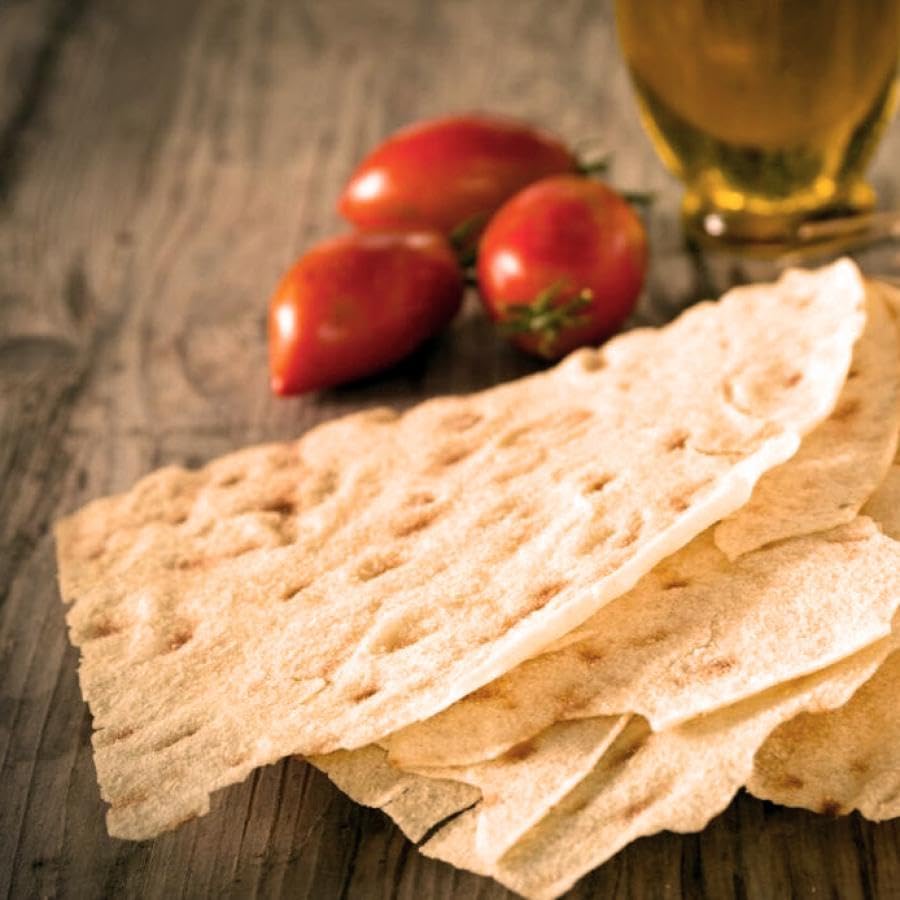Sardinian Cracker Pane Guttiau - Crispy Parchment Crackers Made in Italy by Cherchi Alghero - Light, Thin, and Crunchy - 2 x 3.5 oz Packs - Perfect