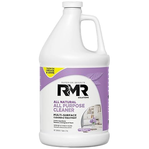 RMR All Natural All-Purpose Cleaner - Non-Toxic, Rinse-Free Multipurpose Cleaning Supplies, Biodegradable 1 Gallon Bottle, Modern Botanical Scent