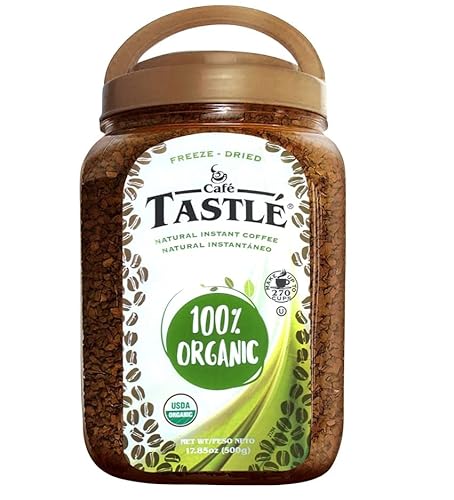 Cafe Tastlé 100% Organic Instant Coffee, 17.85 Ounce