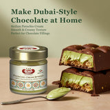 Alma Gourmet Sicilian Pistachio Cream Spread - Pistachio Spreadable Cream Imported from Italy - Ideal to Spread on Bread, Biscuits, Waffles, Pancakes