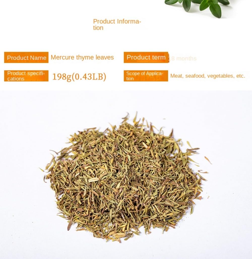 Zercumm Thyme Leaf Seasoning 198G Vanilla Pizza Pizza Western Food Seasoning Baking Kitchen Seasoning