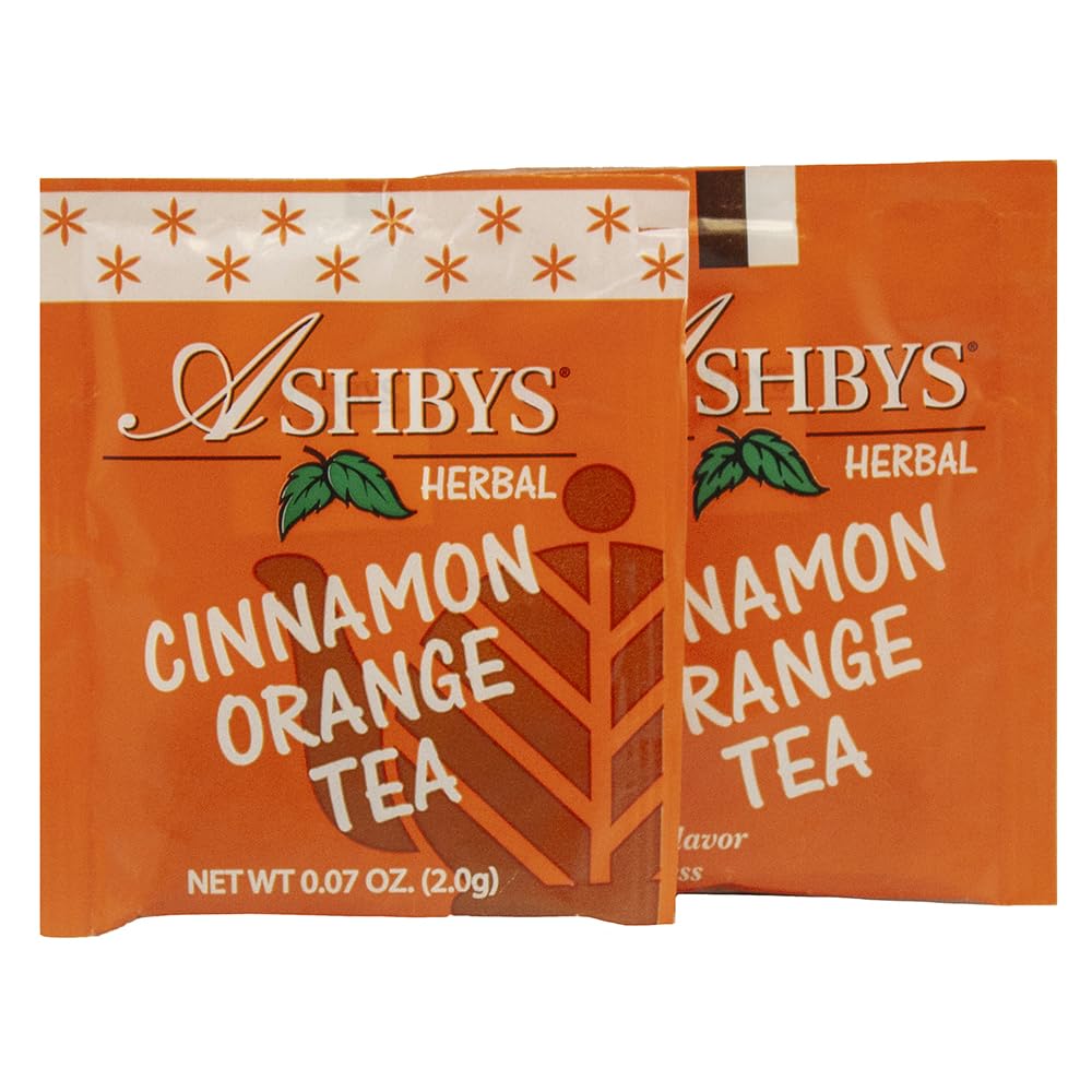 Ashbys Tea Cinnamon Orange Herbal Tea Bags - 25 Count Box