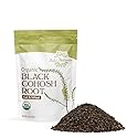 Halo Naturals Organic Black Cohosh Root Cut & Sifted, 4 Ounces (Cimicifuga racemosa) USDA Certified | Resealable Pouch| Packaged in The USA