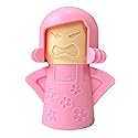 Aivwis Angry Mama Microwave Oven Steam Cleaner, Angry Mom Microwave Cleaner, Just Add Vinegar and Water, Cut Cleaning Time by Half (Pink)