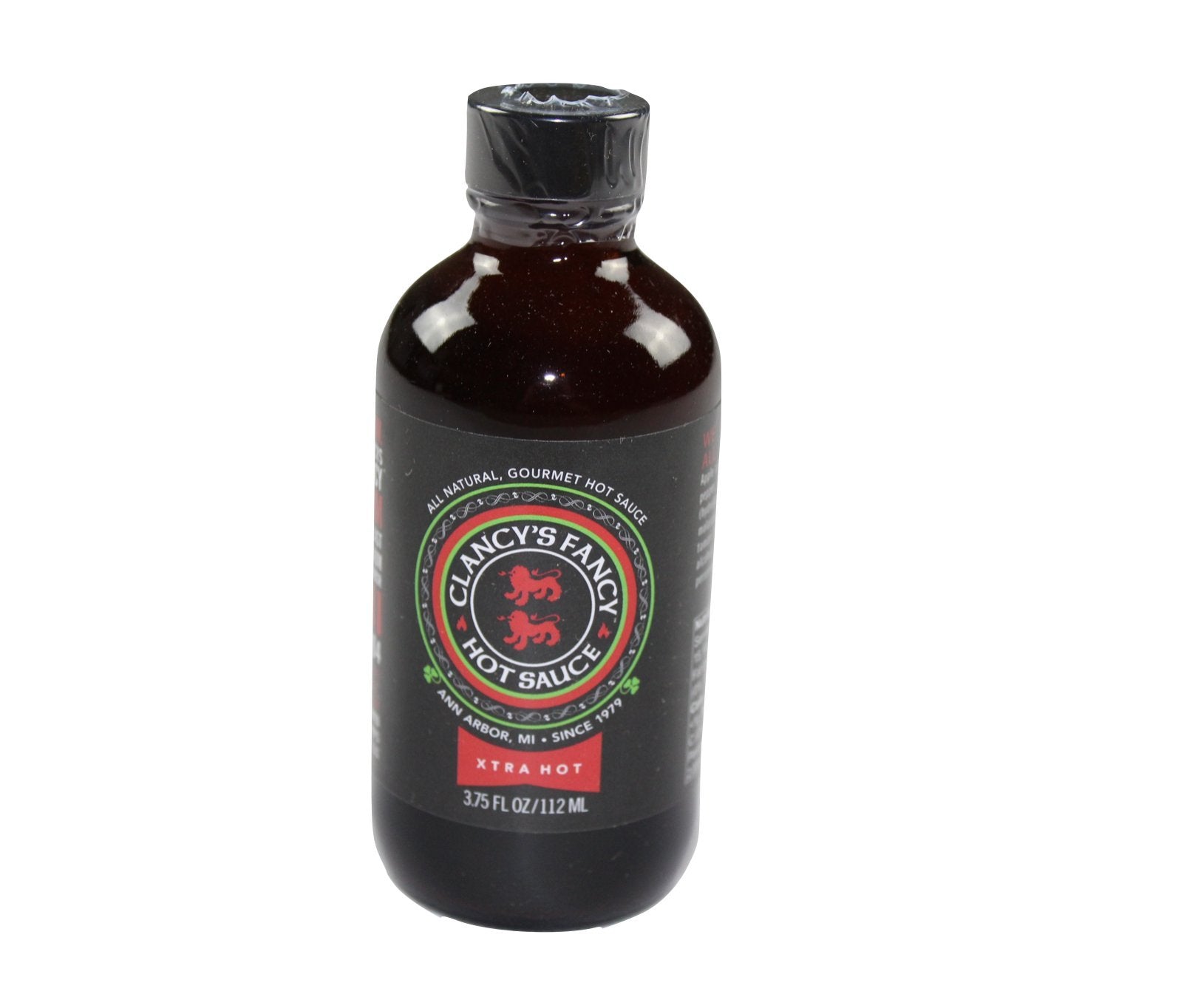 Clancy's Fancy All Natural Gourmet Hot Sauce, Xtra Hot Flavored, 3.75 fl oz Bottle, Made in the USA