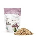 Halo Naturals Organic Astragalus Root Cut & Sifted, 4 Ounces (Astragalus membranaceus) USDA Certified | Resealable Pouch| Packaged in The USA